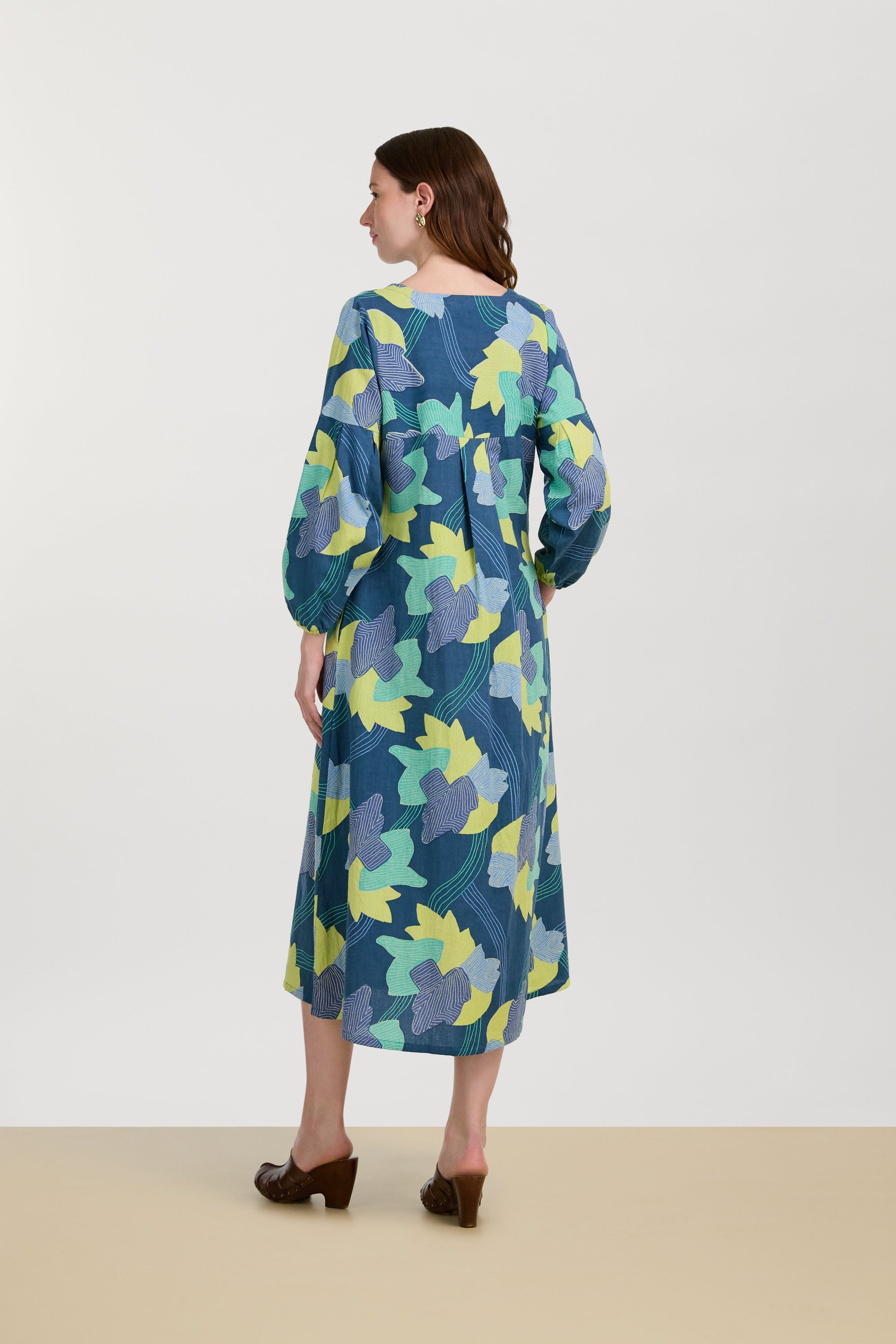 DRESSES/JUMPSUITS Khubani Dress in Akira Dark Teal Lisa Corti