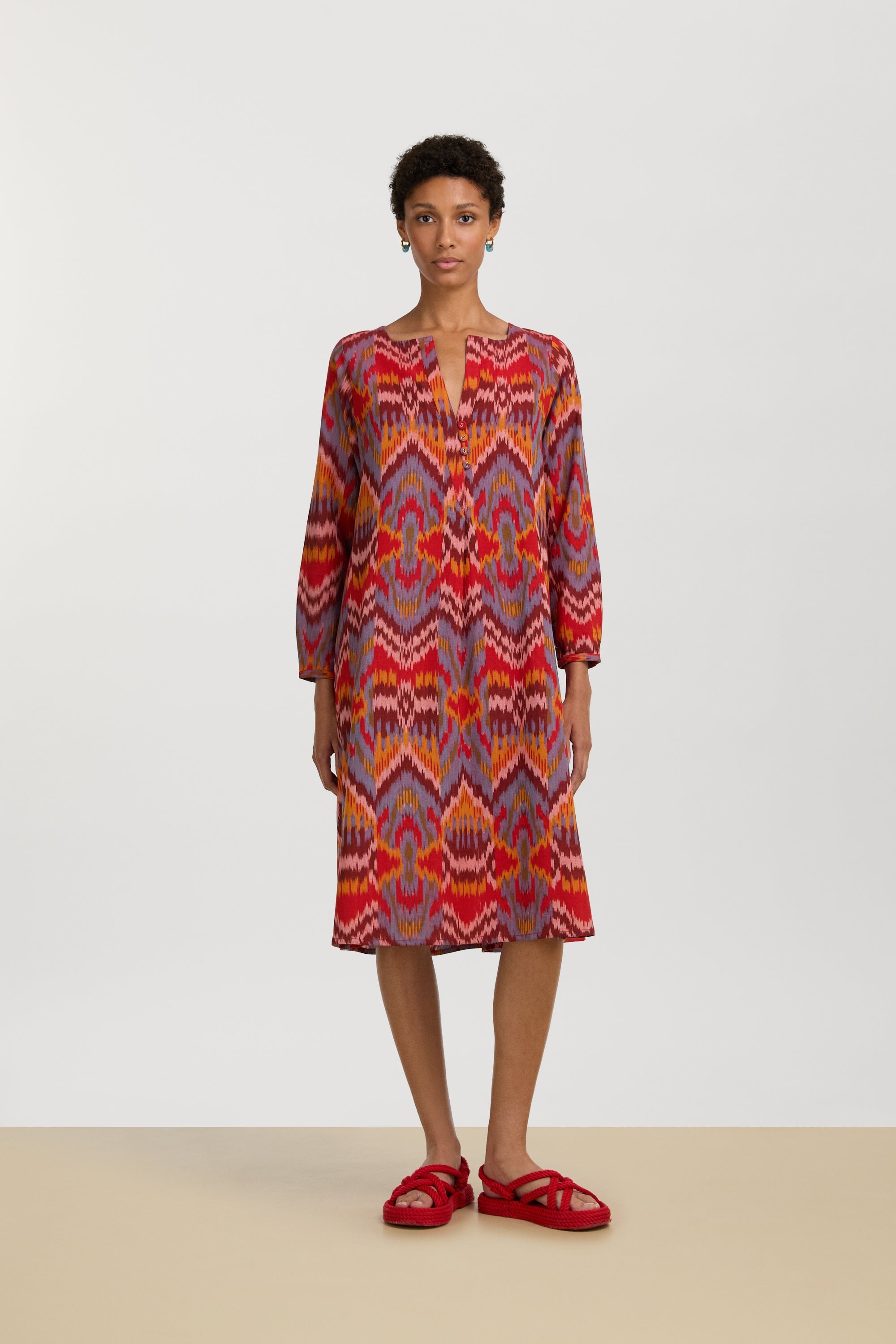 DRESSES/JUMPSUITS Khubani Dress in Sugar Red Lisa Corti