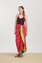 ACCESSORIES Cotton Sally Sarong in Naoshima Peach Lisa Corti