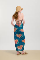 ACCESSORIES MUL MUL PAREO IN DARK TEAL Lisa Corti