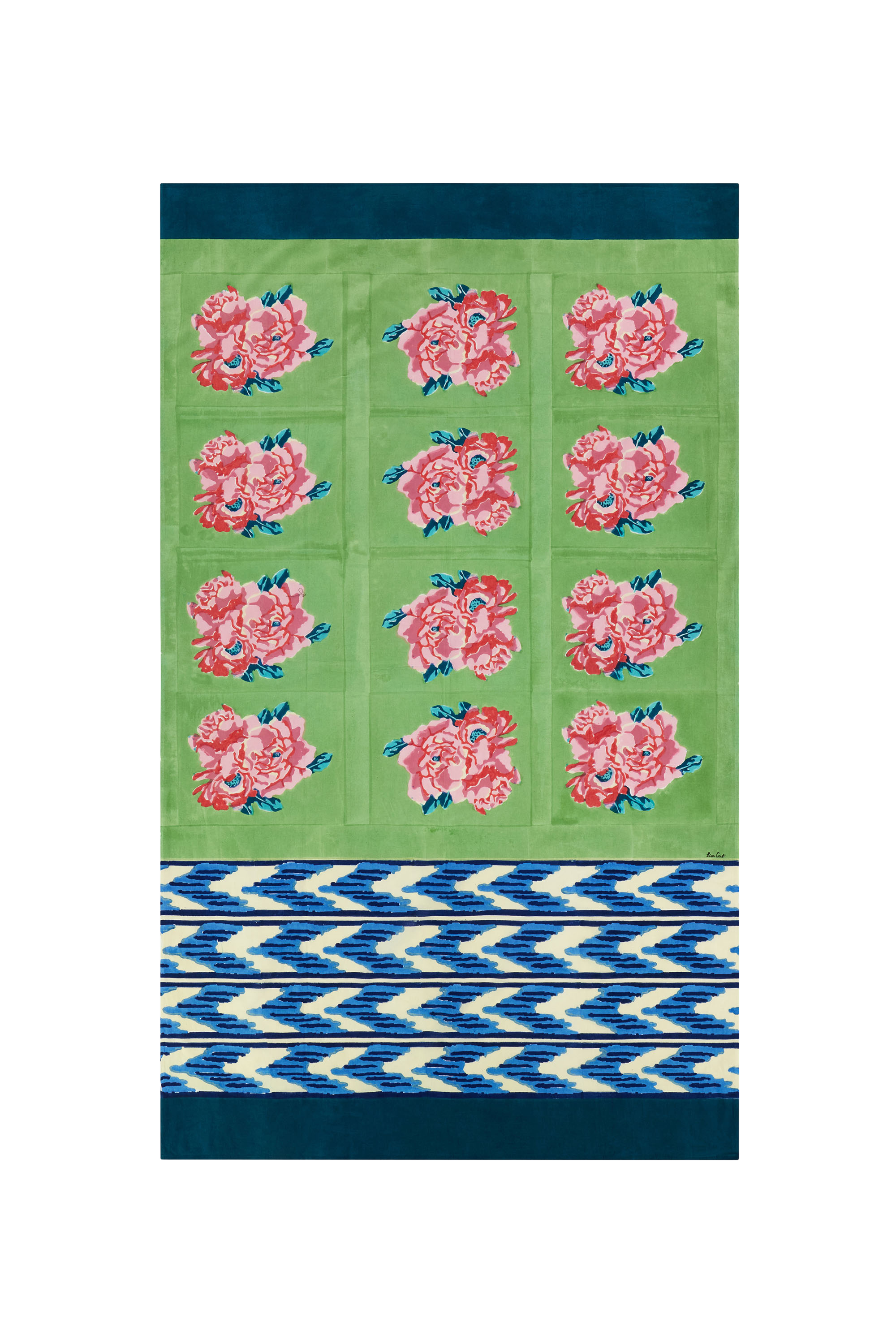 ACCESSORIES Mul Mul Sarong in Nina's Rose Mint Lisa Corti