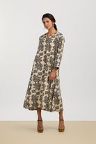 DRESSES/JUMPSUITS Sara Caftan in Naoshima Black Lisa Corti