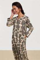 DRESSES/JUMPSUITS Sara Caftan in Naoshima Black Lisa Corti