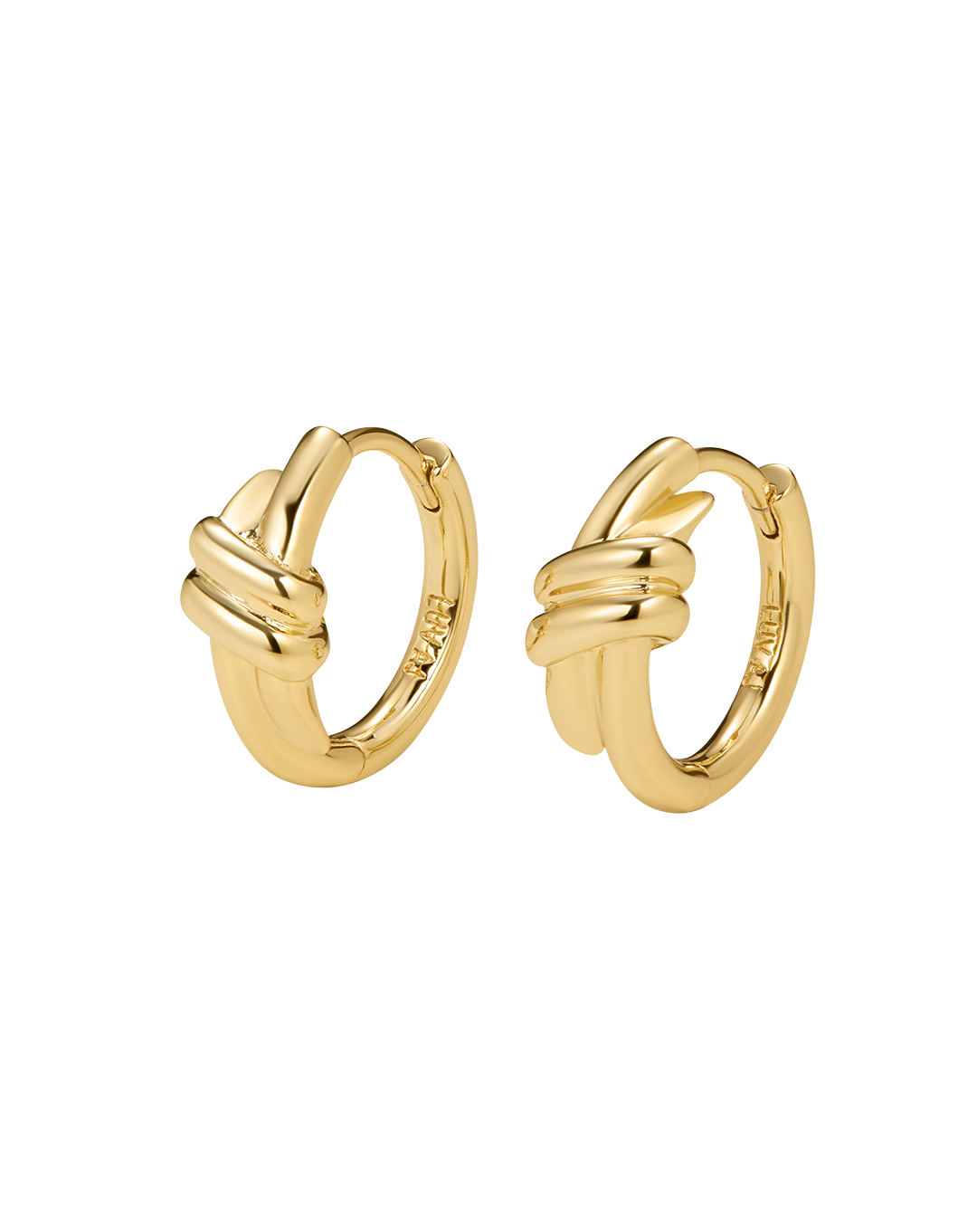 FASHION JEWELRY Margaux Knot Hoops Luv Aj