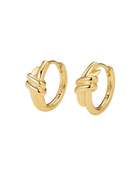 FASHION JEWELRY Margaux Knot Hoops Luv Aj