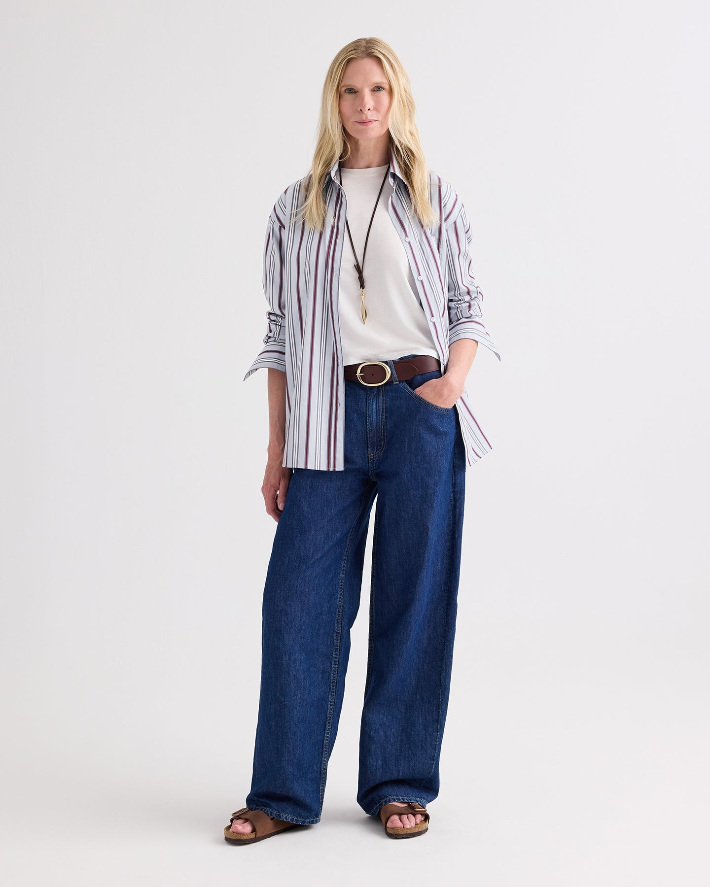 PANTS/SHORTS "SONG SUNG BLUE" PANT IN DARK STONE TWP