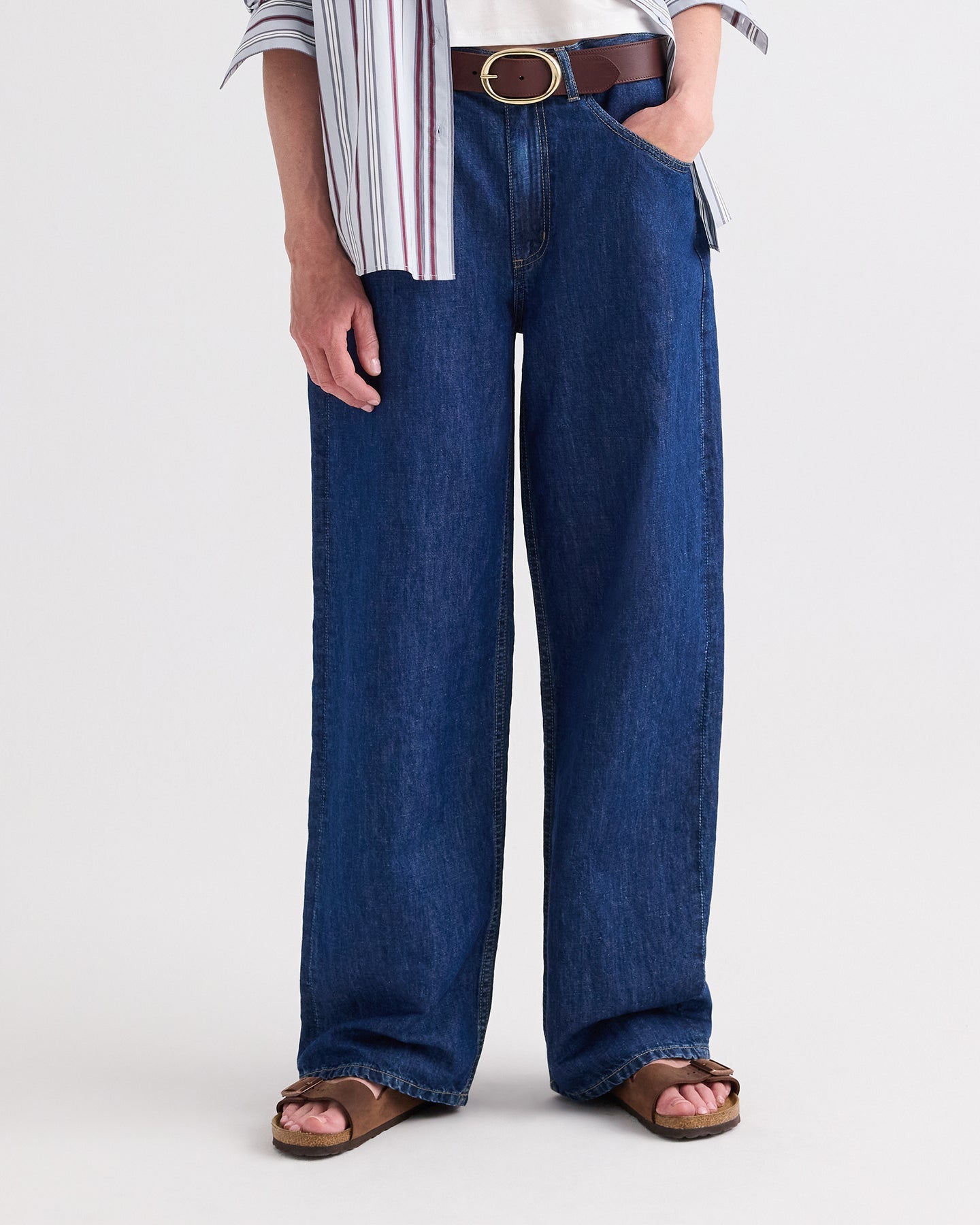 PANTS/SHORTS "SONG SUNG BLUE" PANT IN DARK STONE TWP