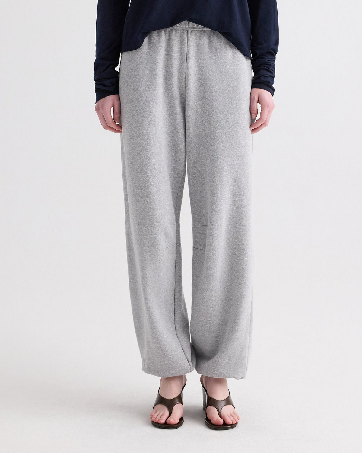 LOUNGE Jetties Jogger in Light Heather Grey TWP