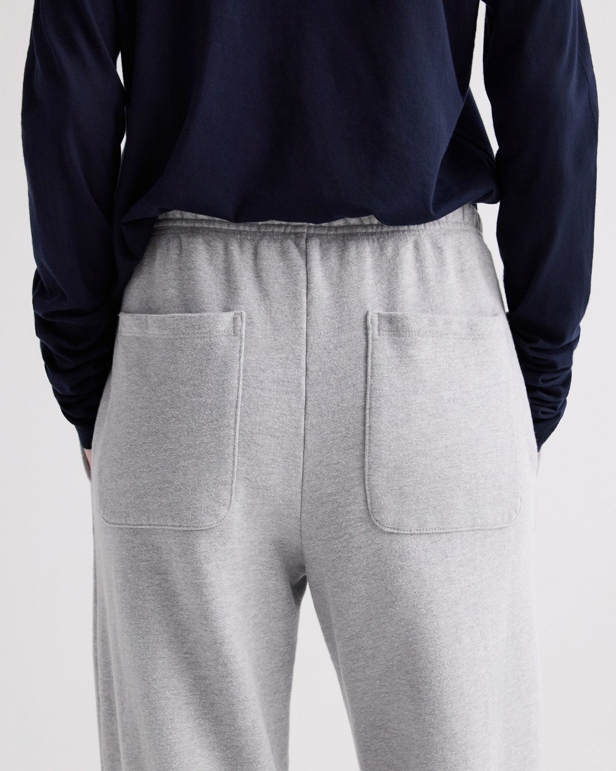 LOUNGE Jetties Jogger in Light Heather Grey TWP