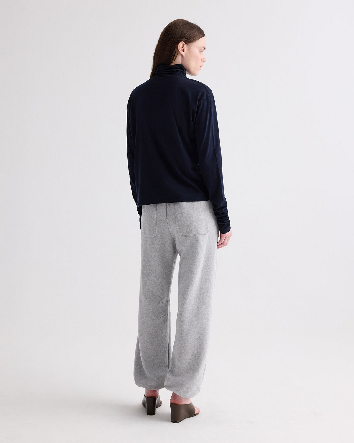 LOUNGE Jetties Jogger in Light Heather Grey TWP