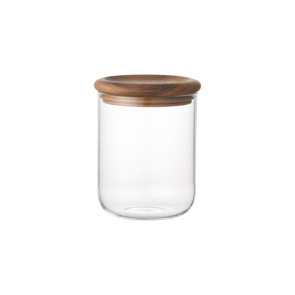 HOME ACCESSORIES Tall Teak Canister KINTO USA