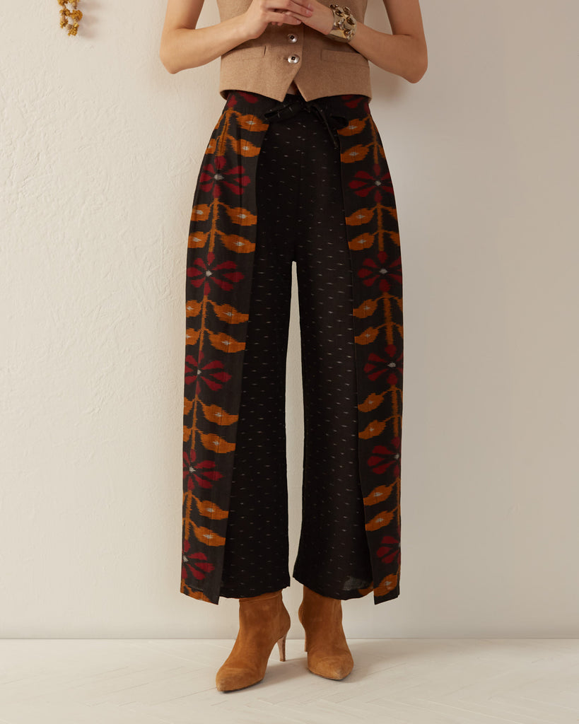 Pants Alix of Bohemia Bonnie Wrap Pant in Black Ink Alix of Bohemia