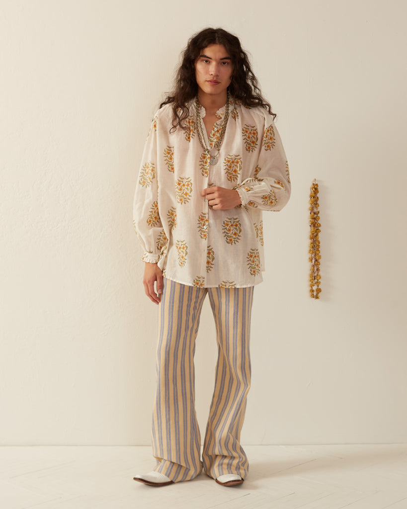 Tops Alix of Bohemia Poet Buttercup Top in White Butter Alix of Bohemia