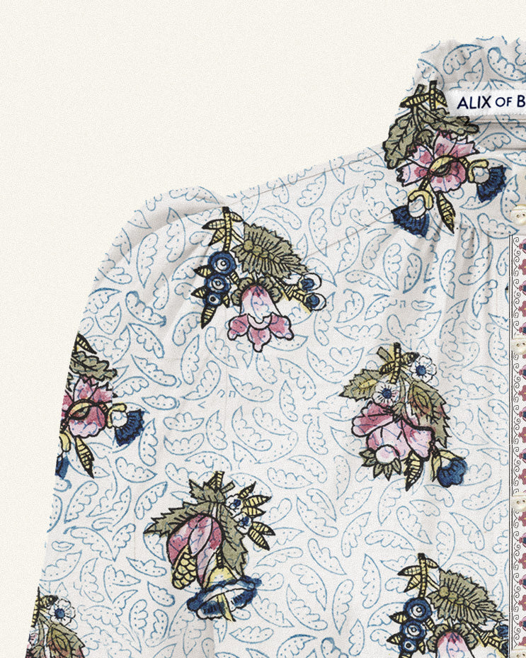 BLOUSES/SHIRTS/TOPS Annabel Mist Quatre Shirt in Off-White Alix of Bohemia