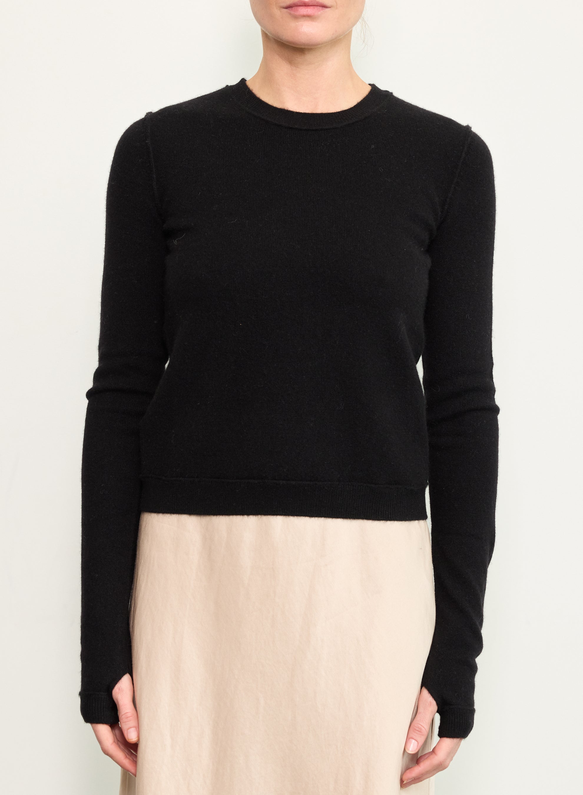 Royal All Thumbs Sweater in Black – Serafina