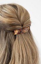 ACCESSORIES Classic Rectangle Barrette in Africa The Finest Accessories