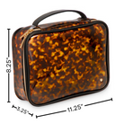 ACCESSORIES Jumbo Claire Tortoise Makeup Case Stephanie Johnson