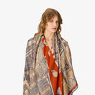 ACCESSORIES Vivienne Scarf in Orange Inoui Editions