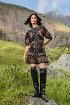 DRESSES/JUMPSUITS Belle Garden Mini Dress in Black Farm Rio