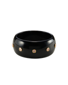 FASHION JEWELRY St. Lucia Lucite Cuff in Black Luv Aj