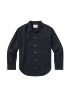 BLOUSES/SHIRTS/TOPS Kayla Shrunken Shirt in True Navy Citizens of Humanity