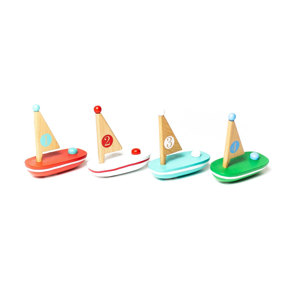 CHILDREN'S PLAY Little Wooden Boat JACK RABBIT CREATIONS, INC