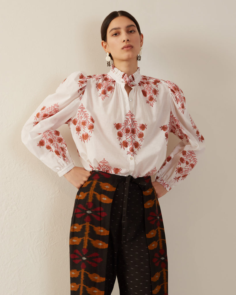 Tops Alix of Bohemia Annabel Shirt in Pink Dahlia Alix of Bohemia