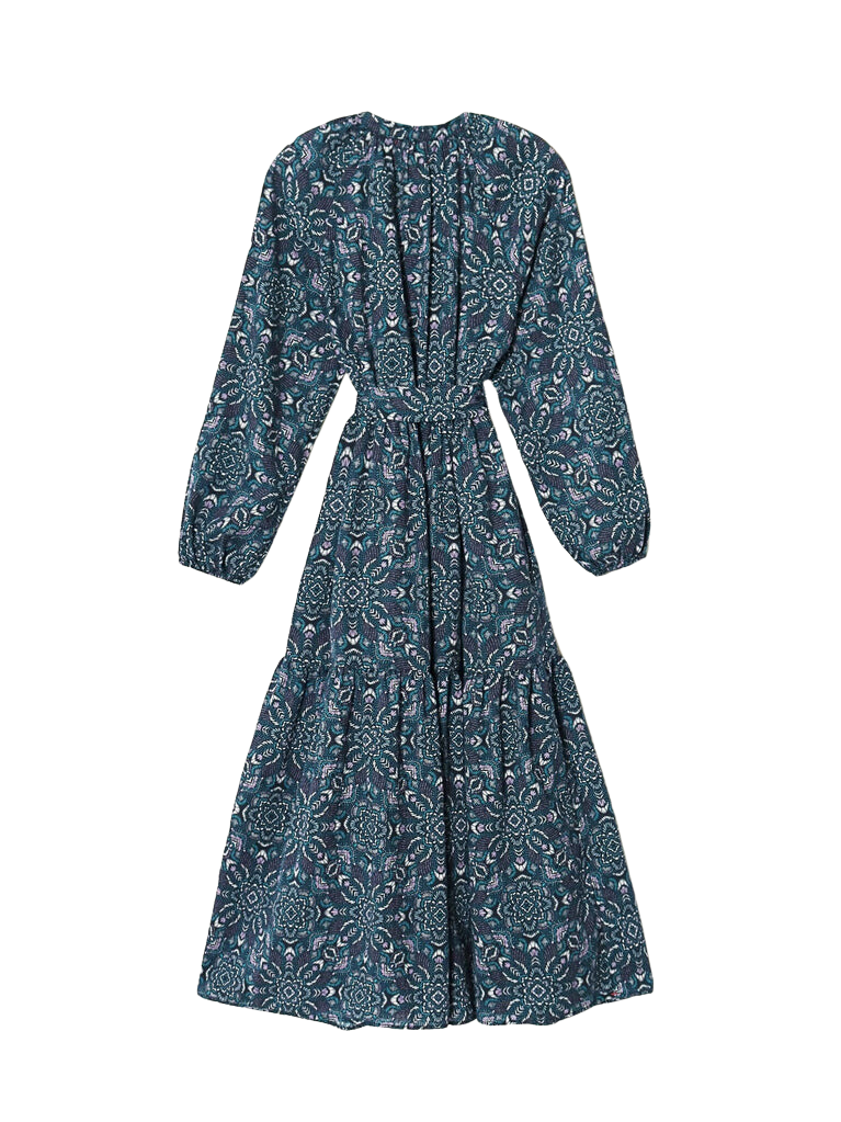 Dresses Xirena Ambrose Dress in Indigo Flora Xirena