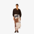 ACCESSORIES Cotton Toutou Scarf in White Inoui Editions