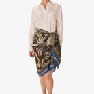 ACCESSORIES Neptune Scarf in Khaki Inoui Editions