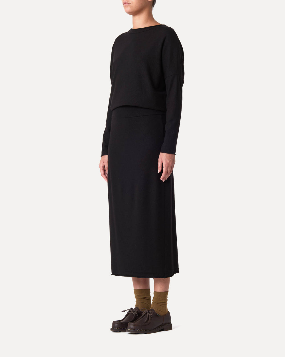 SKIRTS Gonna Penna Skirt in Black Labo Art