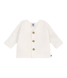 CHILDREN'S APPAREL Baby Cardigan in White Petit Bateau