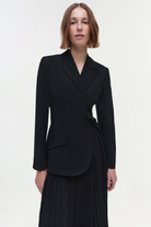 DRESSES/JUMPSUITS Ambretta Combo Blazer Dress in Black Simkhai