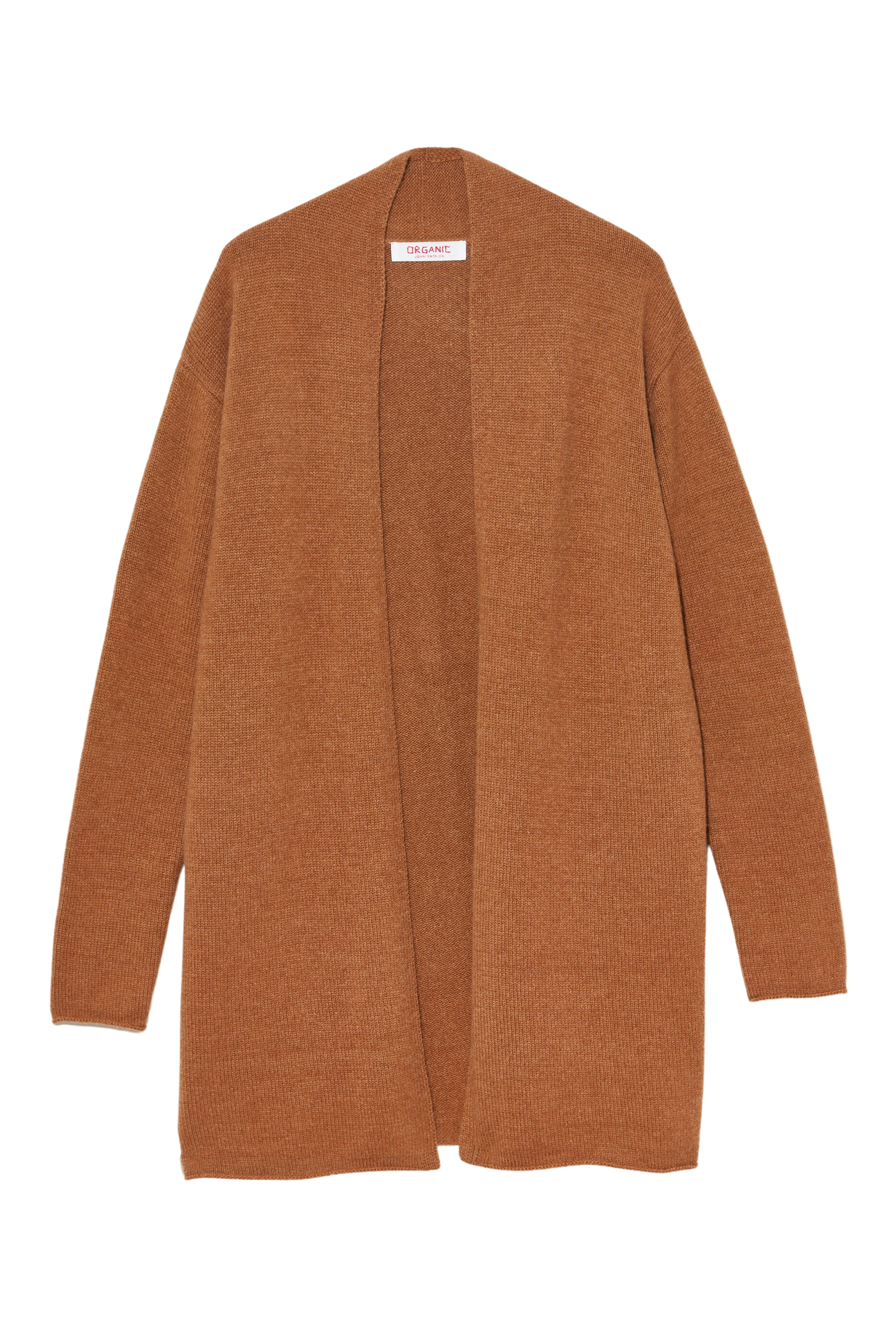 Sweaters Organic by John Patrick Open Cardigan in Vicuna Organic by John Patrick