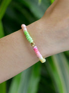 JEWELRY Bright Multicolor Opal 8MM Beaded Bracelet Anzie