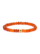 JEWELRY Smooth Carnelian Opal 5-6MM Beaded Bracelet Anzie