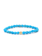 JEWELRY Sleeping Beauty Turquoise 4-5MM Beaded Bracelet Anzie