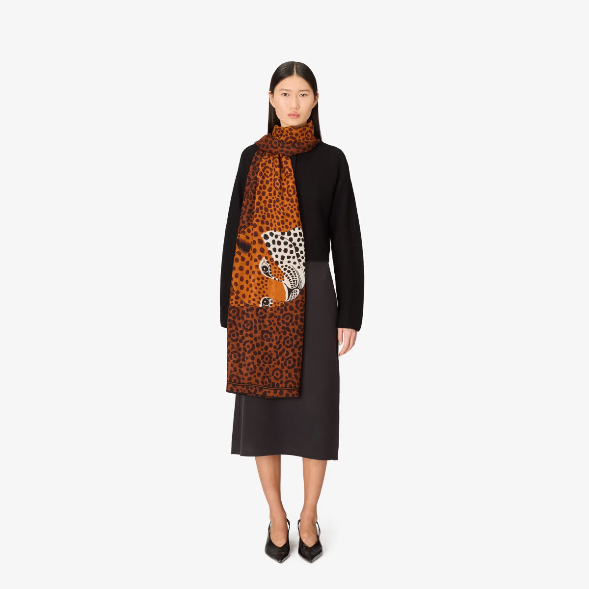 ACCESSORIES Felis Scarf in Burgundy Inoui Editions