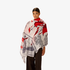 ACCESSORIES Des Rives Et Des Rives Scarf in Red Inoui Editions