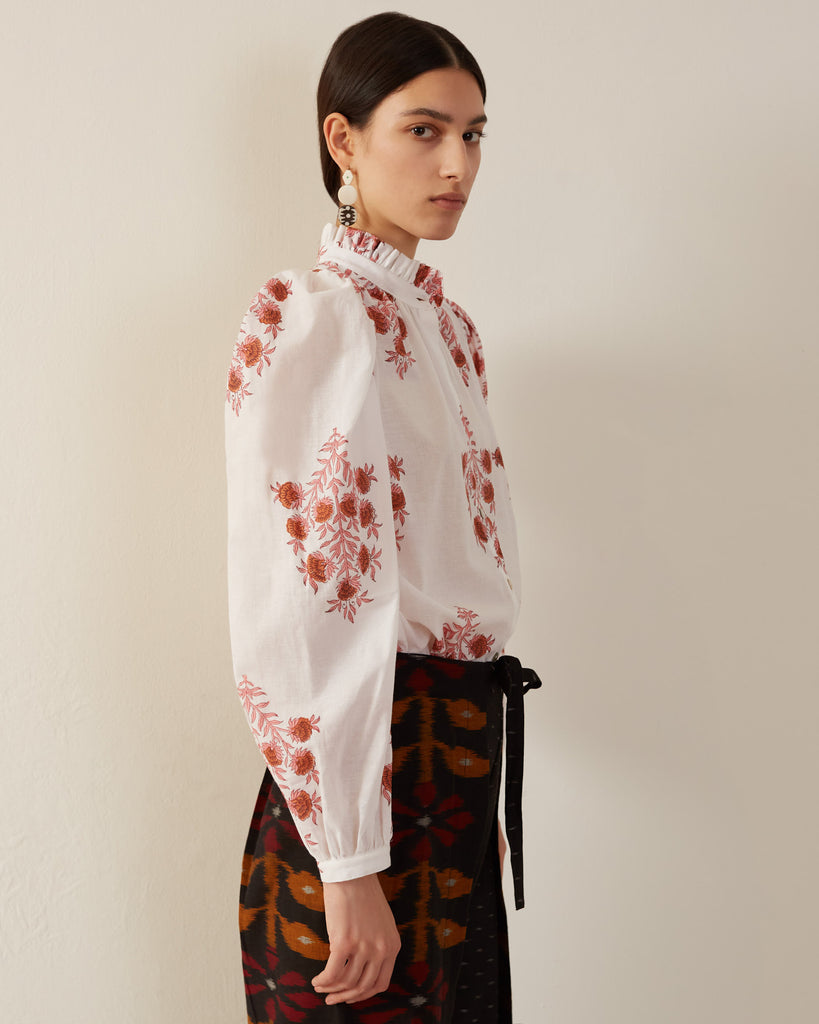 Tops Alix of Bohemia Annabel Shirt in Pink Dahlia Alix of Bohemia