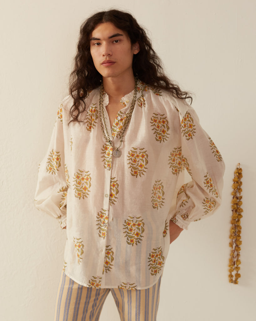 Tops Alix of Bohemia Poet Buttercup Top in White Butter Alix of Bohemia
