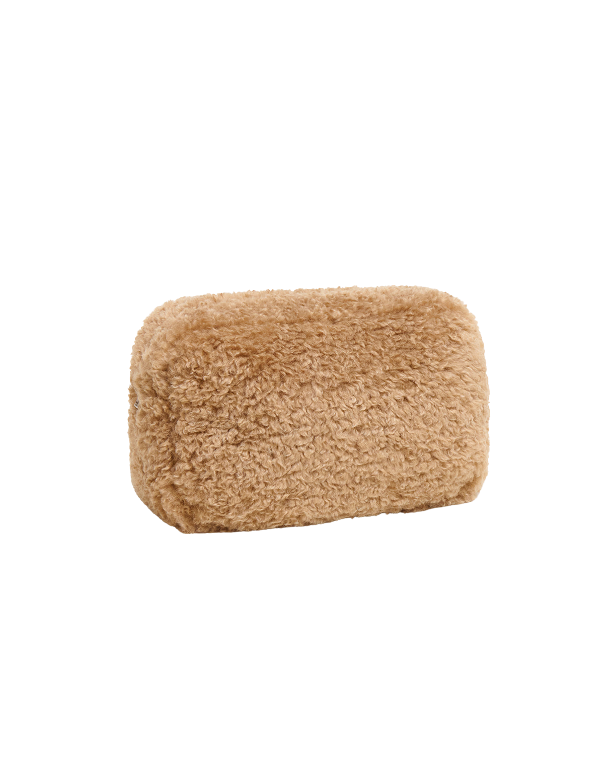 ACCESSORIES Jumbo Noor Bouclette Pouch in Camel Apparis