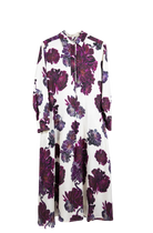 DRESSES/JUMPSUITS Floral Shirt Dress in Ivory Psophia