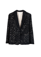 COATS/JACKET Leopard Print Blazer in Black Psophia