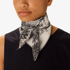 ACCESSORIES Piranesi Square Scarf in Black Inoui Editions