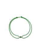 JEWELRY Emerald Charm Silk Cord Bracelet Anzie