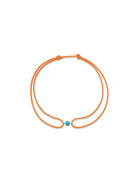 JEWELRY Classique Charm Cabochon Turquoise Bracelet in Orange Anzie