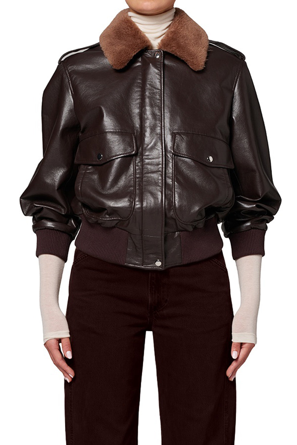 COATS/JACKET Vintage Bomber Jacket in Chocolate Citizens of Humanity