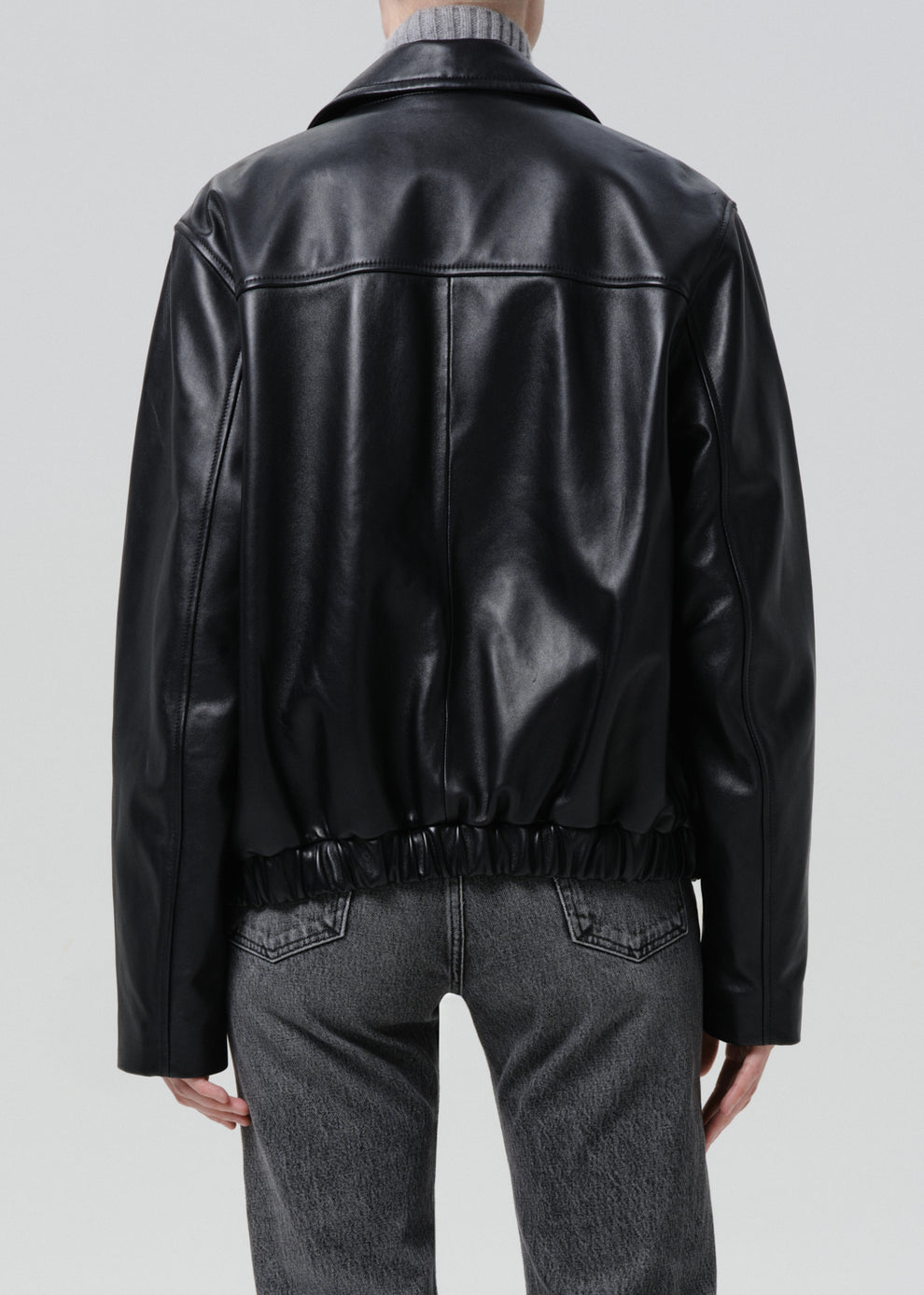 COATS/JACKET Zip Front Bomber Jacket in Black Citizens of Humanity
