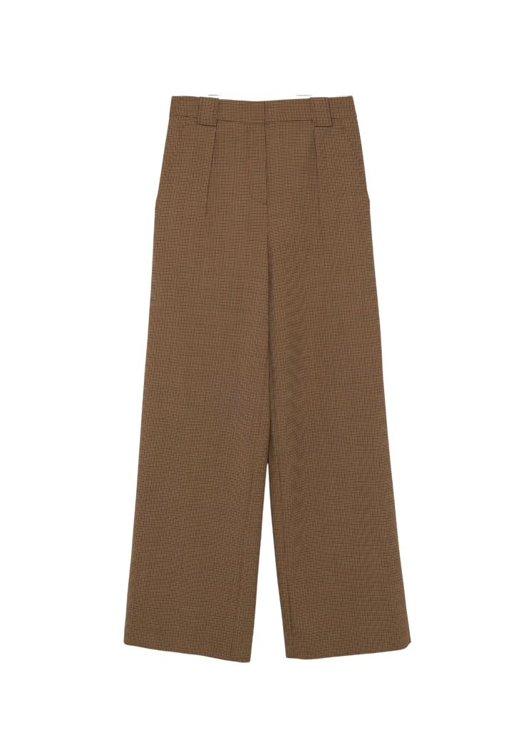 Pants Simkhai Julietta Wide Leg Trouser in Teak Simkhai